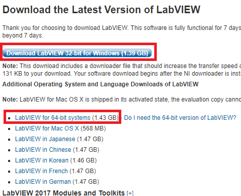 labview 64 bit download